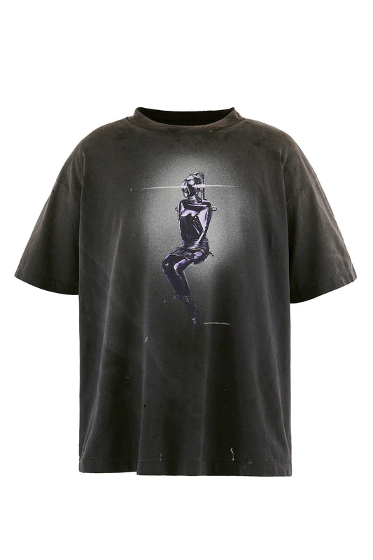 Saint Michael x Hajime Sorayama Mask T-shirt