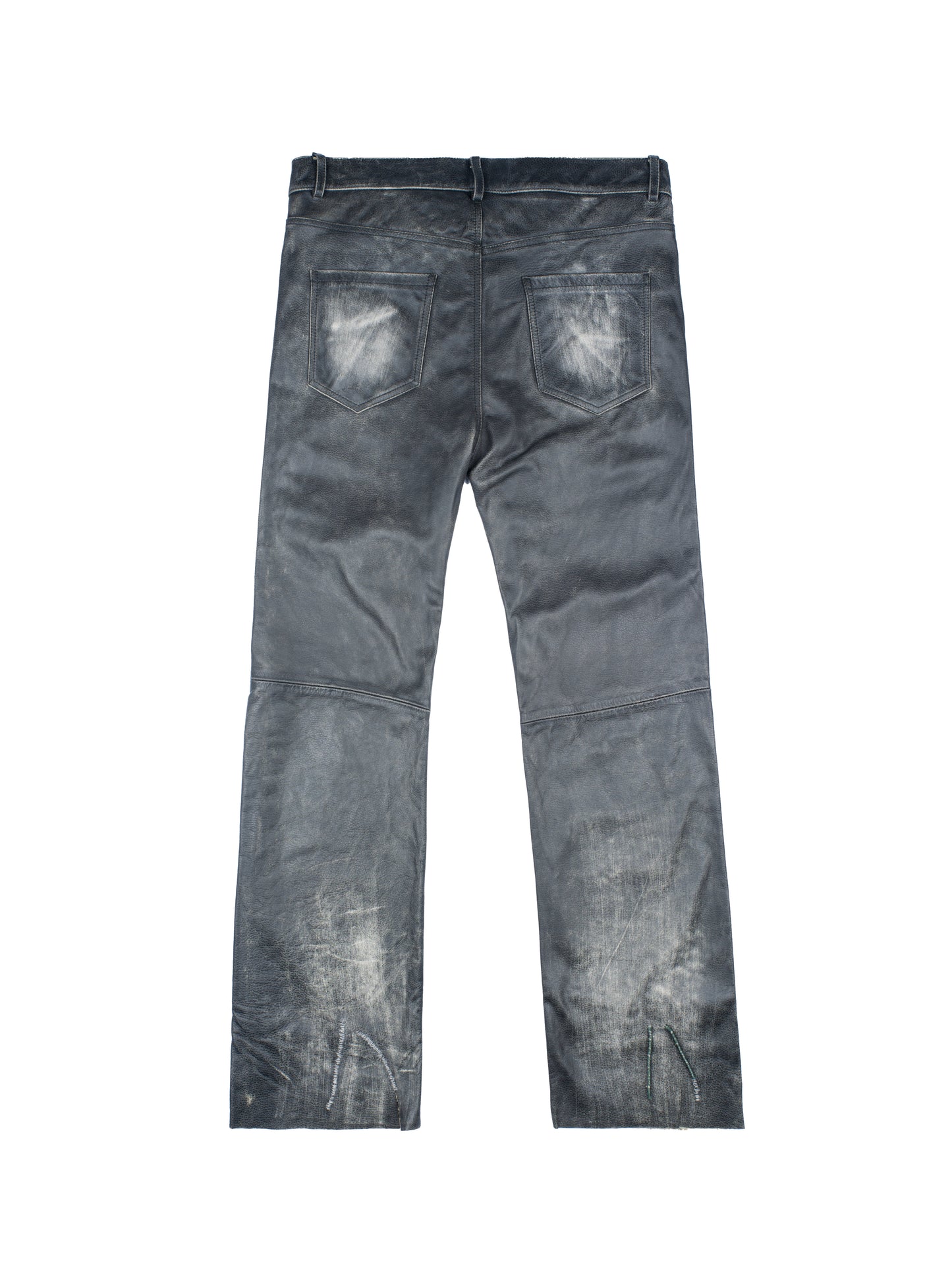 Enfants Riches Deprimes Repaired Leather Flare Jeans