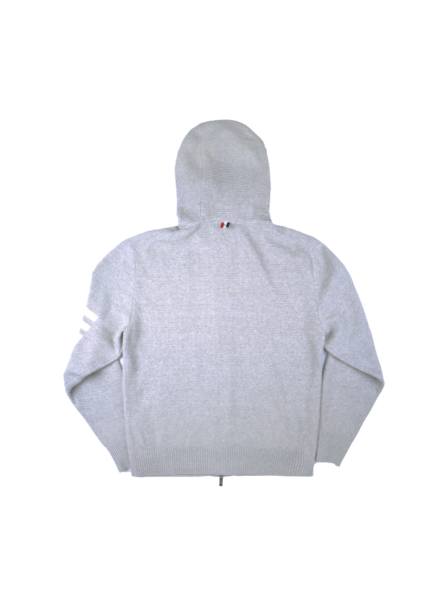 Thom Browne Zip Up Hoodie In Linen Cotton