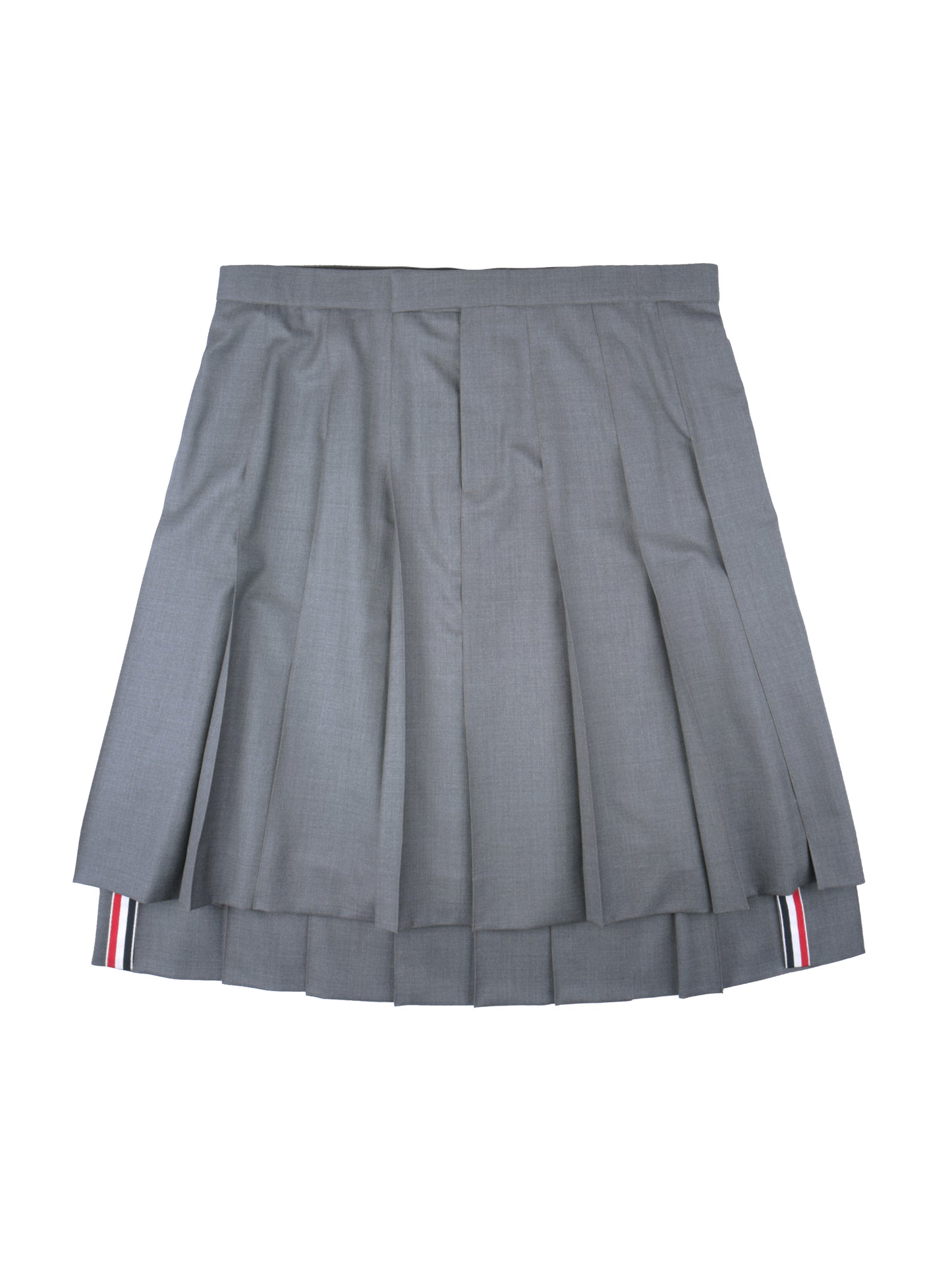 Thom Browne Knee Length Pleated Skirt