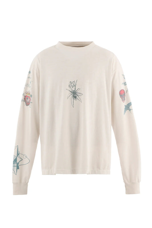 Saint Michael × DR.Woo Tattoo LS T-shirt