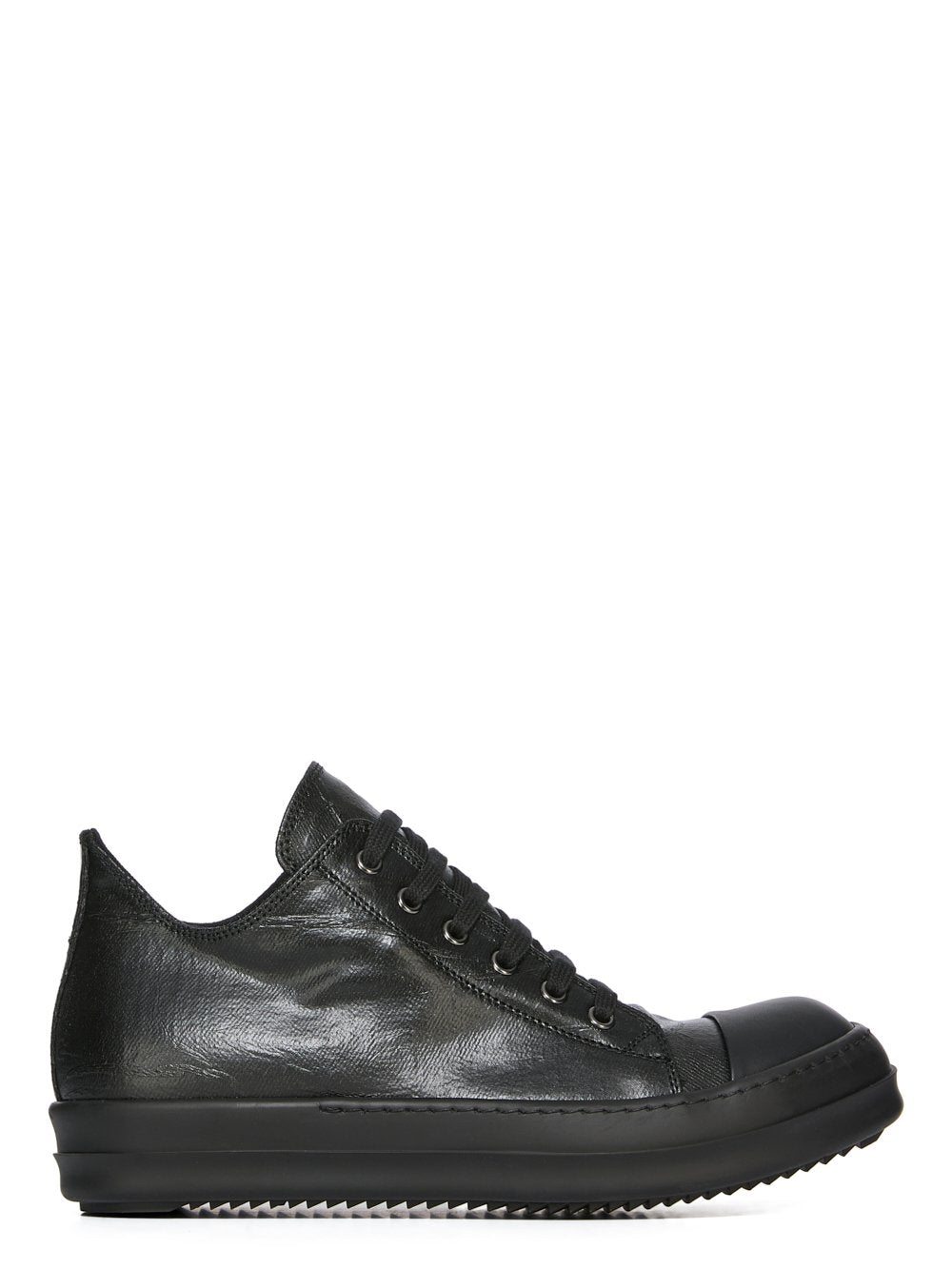 Rick Owens DRKSHDW Hollywood Ramones Low Sneaks in All Black