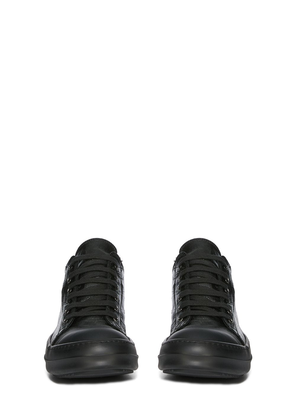 Rick Owens DRKSHDW Hollywood Ramones Low Sneaks in All Black