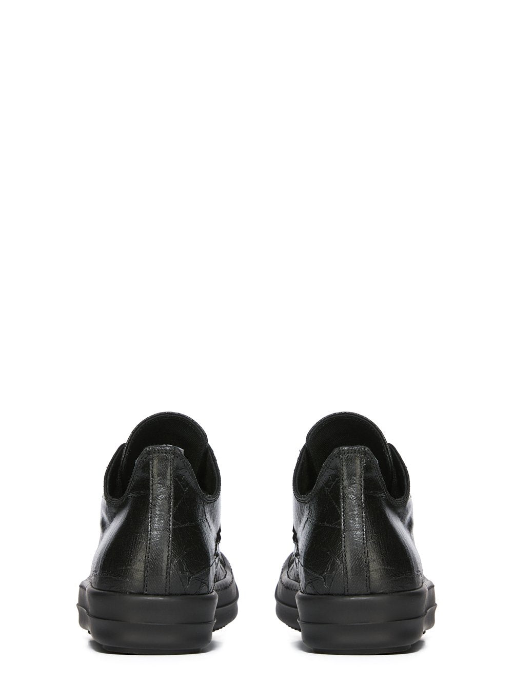 Rick Owens DRKSHDW Hollywood Ramones Low Sneaks in All Black