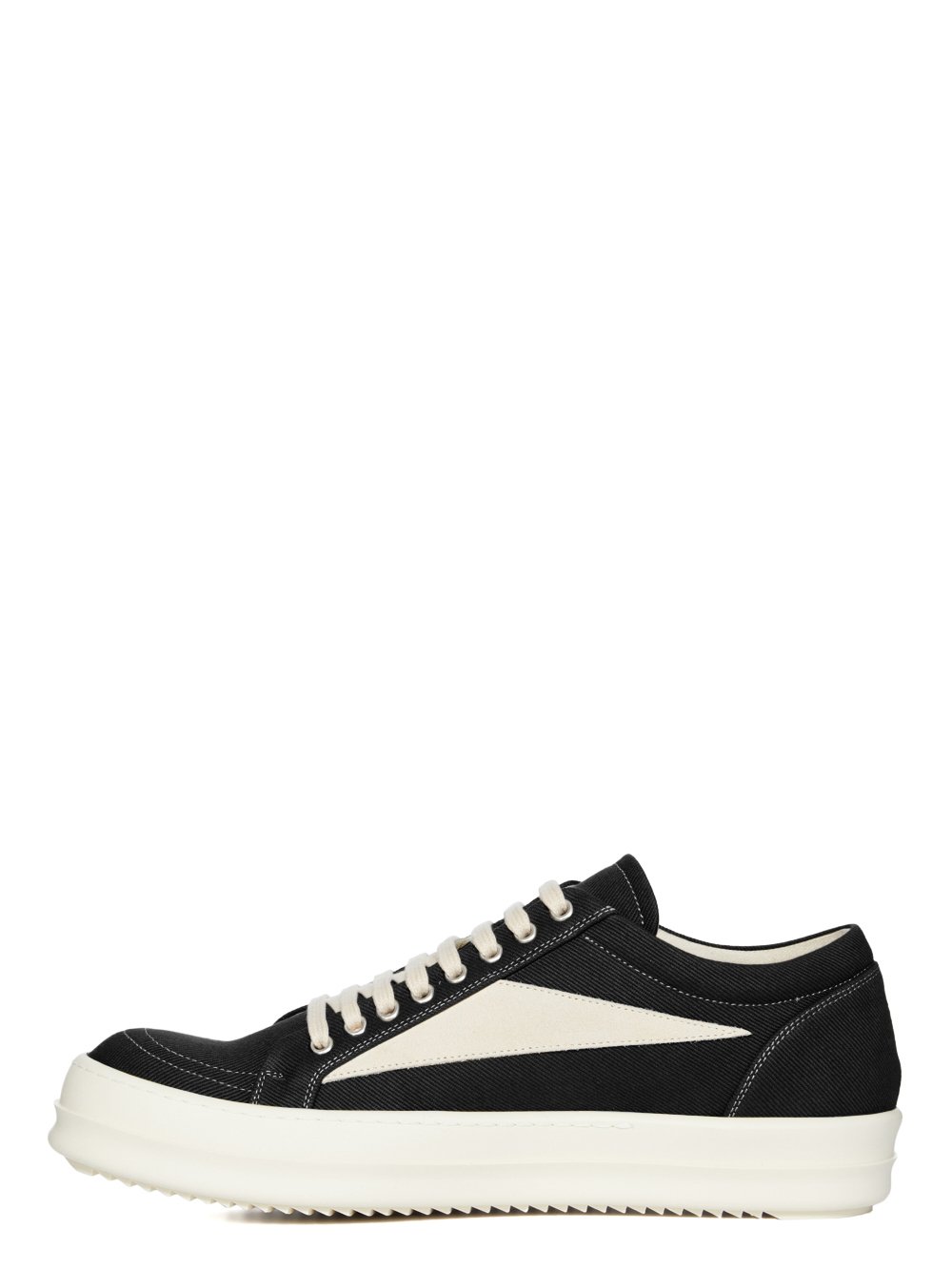 Rick Owens DRKSHDW Vintage Sneaks in Black and Milk – Mosaique d'Art