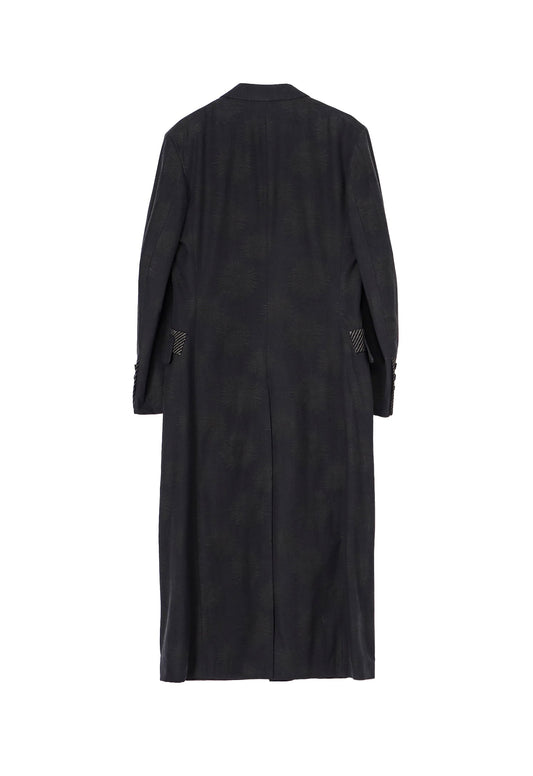 Yohji Yamamoto Dungaree JQ Black Long Jacket