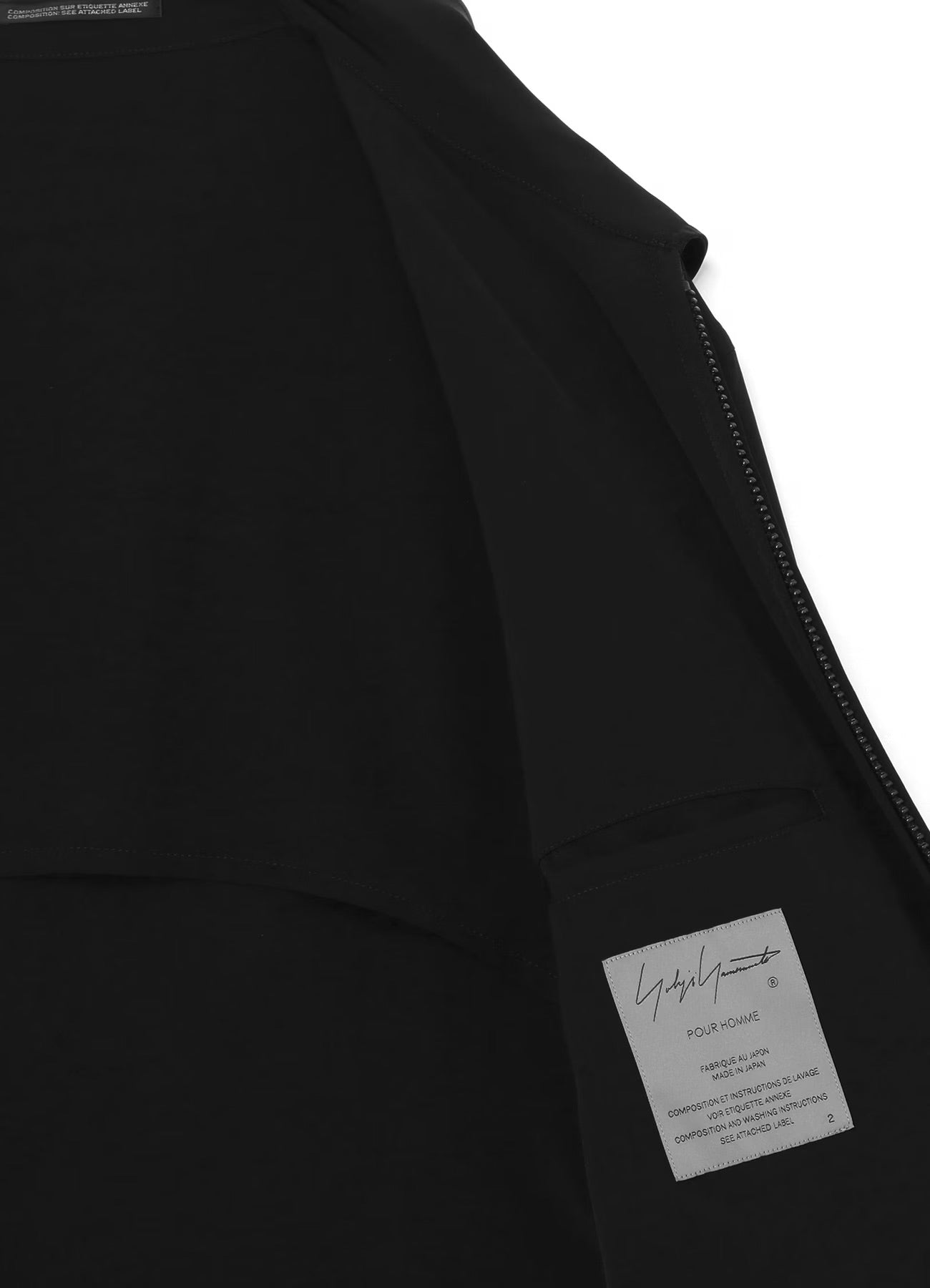 Yohji Yamamoto Tuxedo Zipped Blouson