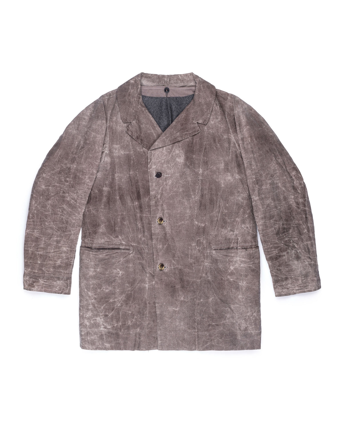 Nosapluna Easy Long Jacket with Removable Lining Hibiscus
