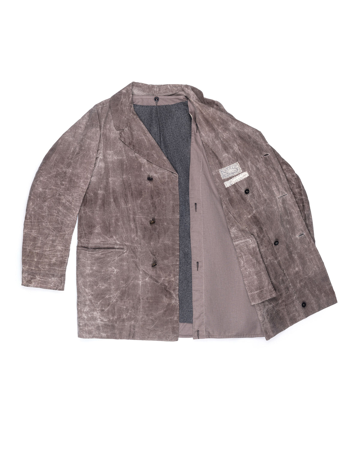 Nosapluna Easy Long Jacket with Removable Lining Hibiscus