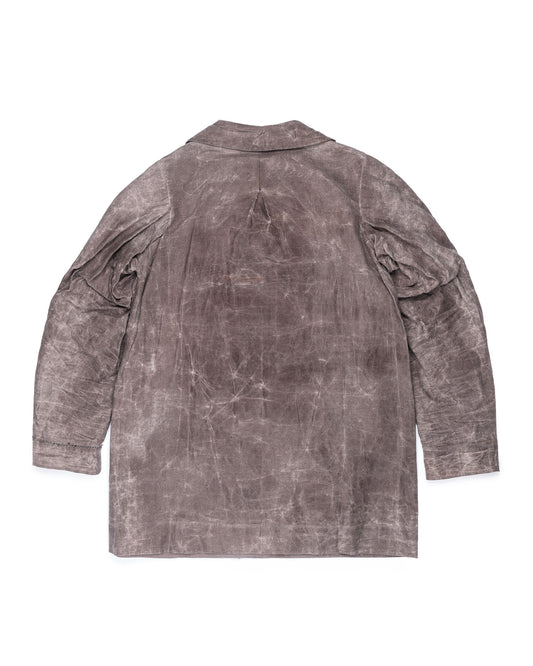 Nosapluna Easy Long Jacket with Removable Lining Hibiscus