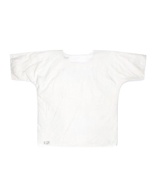 Nosapluna T Pattern Short Sleeve Undershirt Tea Dye