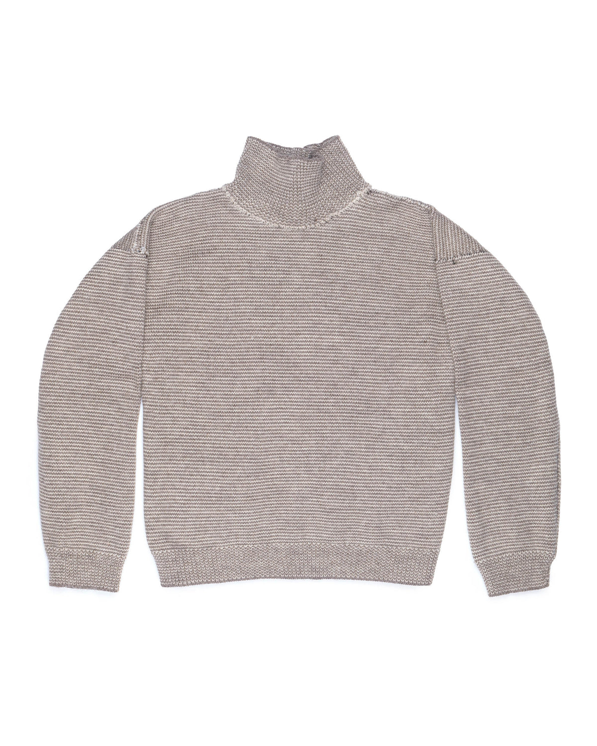 Nosapluna Balloon Turtle Rib Pullover Cream