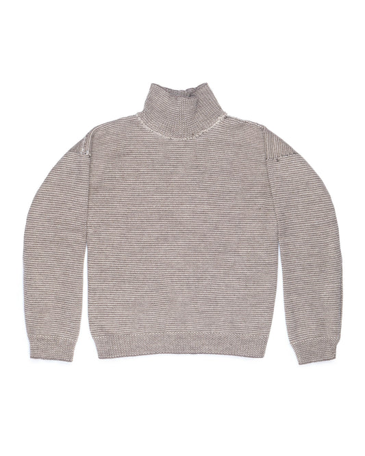 Nosapluna Balloon Turtle Rib Pullover Cream