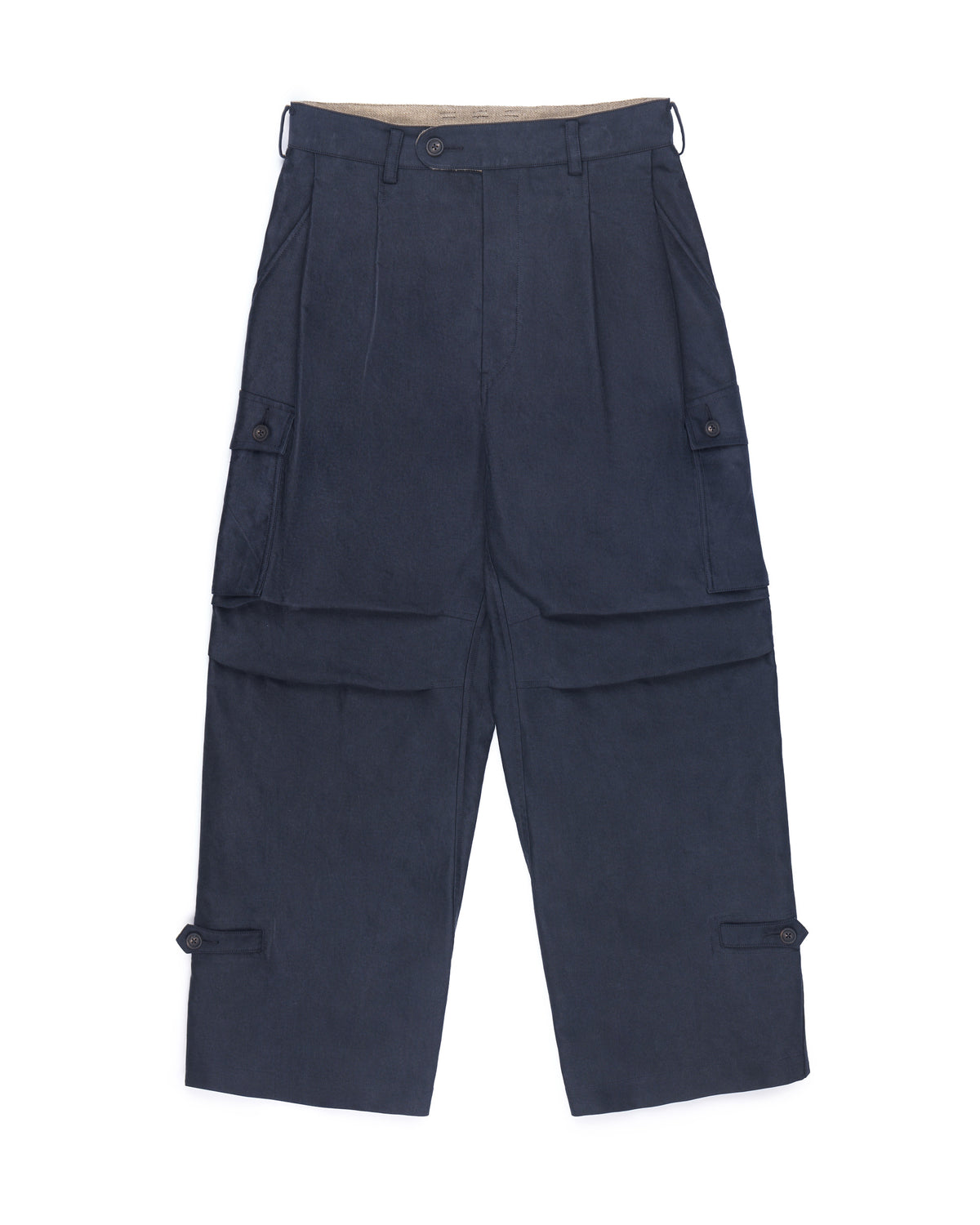 Ziggy Chen Classic Cargo Trousers Blue