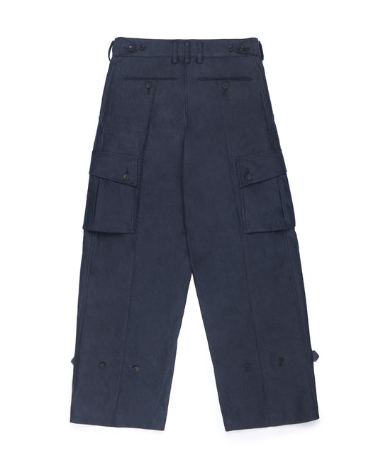 Ziggy Chen Classic Cargo Trousers Blue