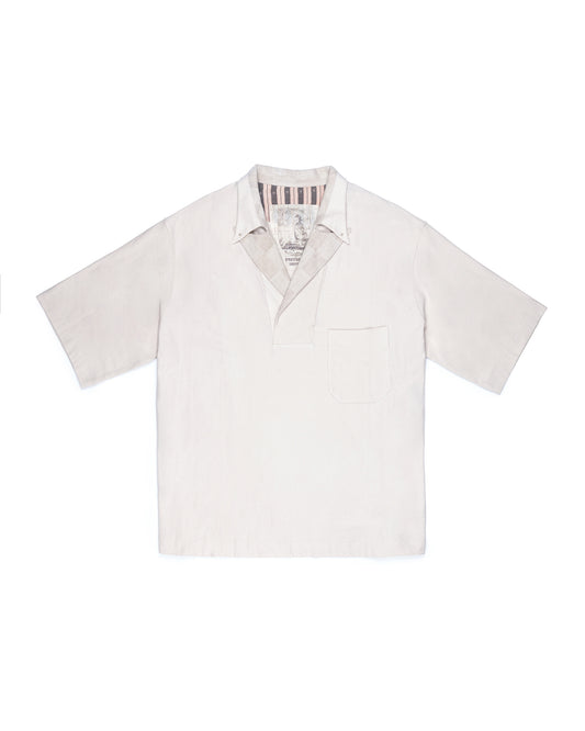Ziggy Chen Fusion Collar T-Shirt Off White