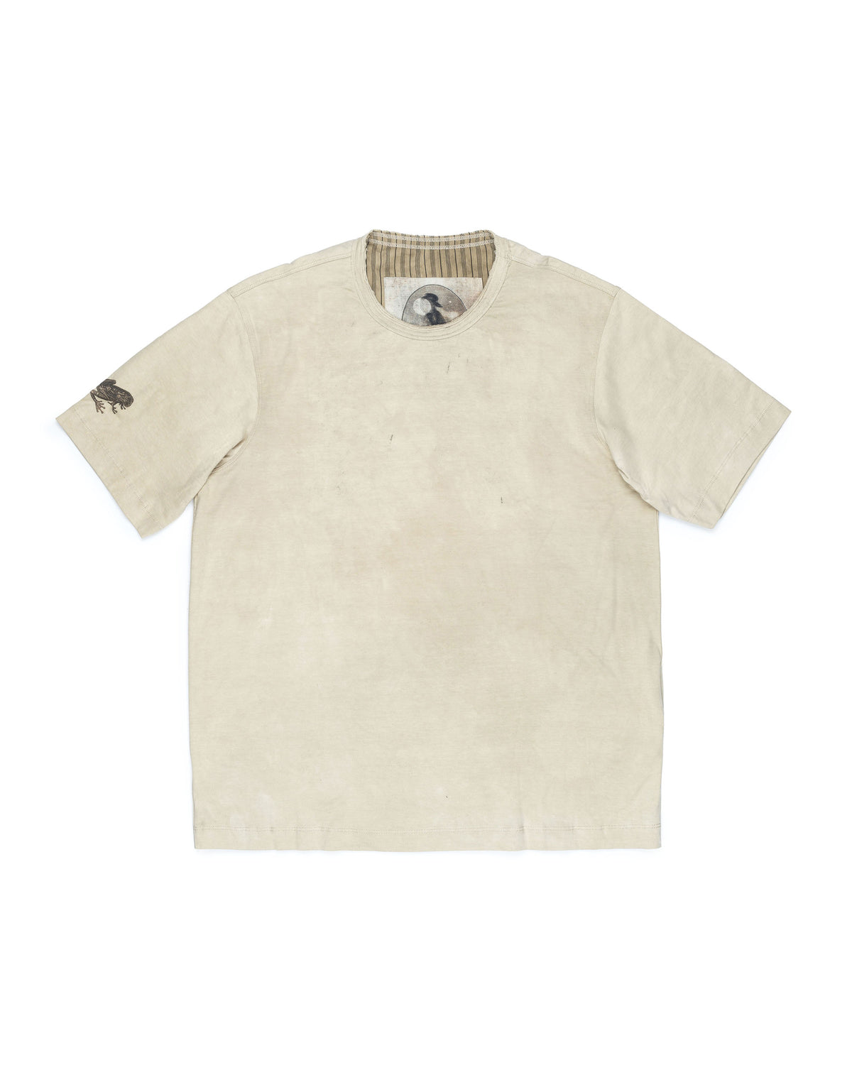 Ziggy Chen Graphic Print T-Shirt Antique White – front