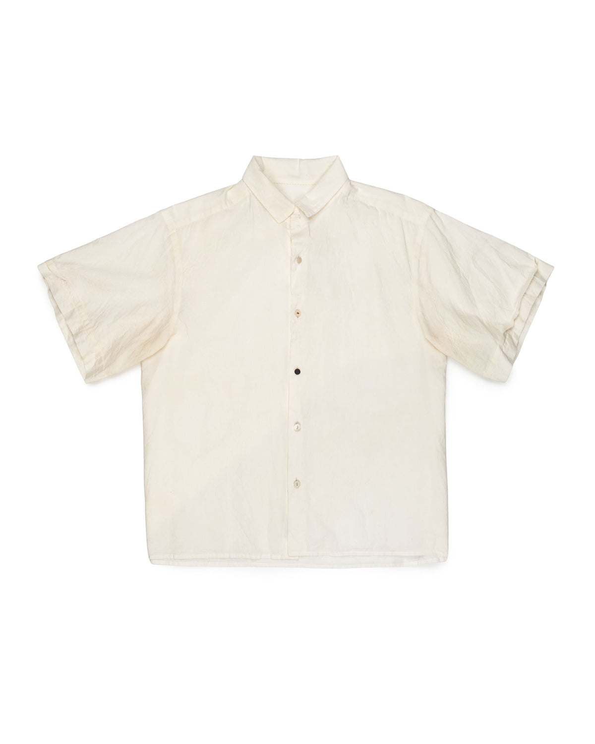 Nosapluna Work Short Sleeve Shirt Light Tea Dye