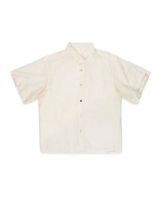 Nosapluna Work Short Sleeve Shirt Light Tea Dye