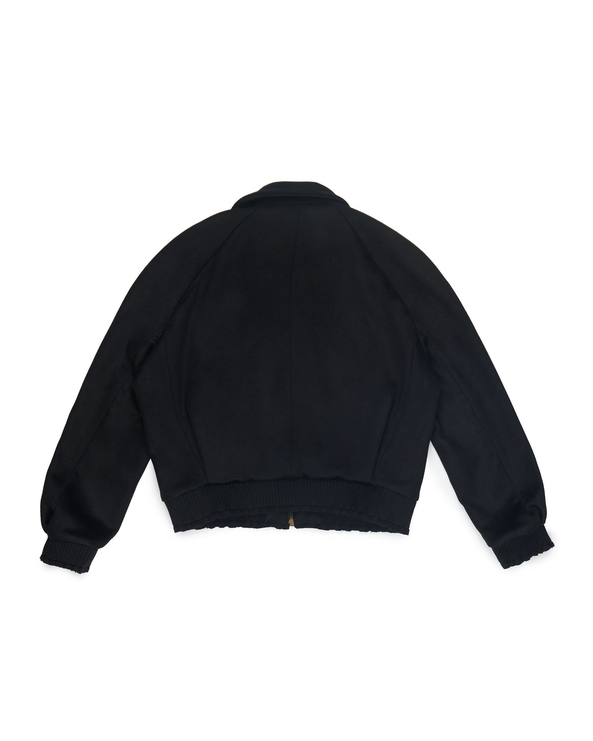 K'ANG Relaxed-Fit Raglan Bomber Jacket Cashmere Off Black