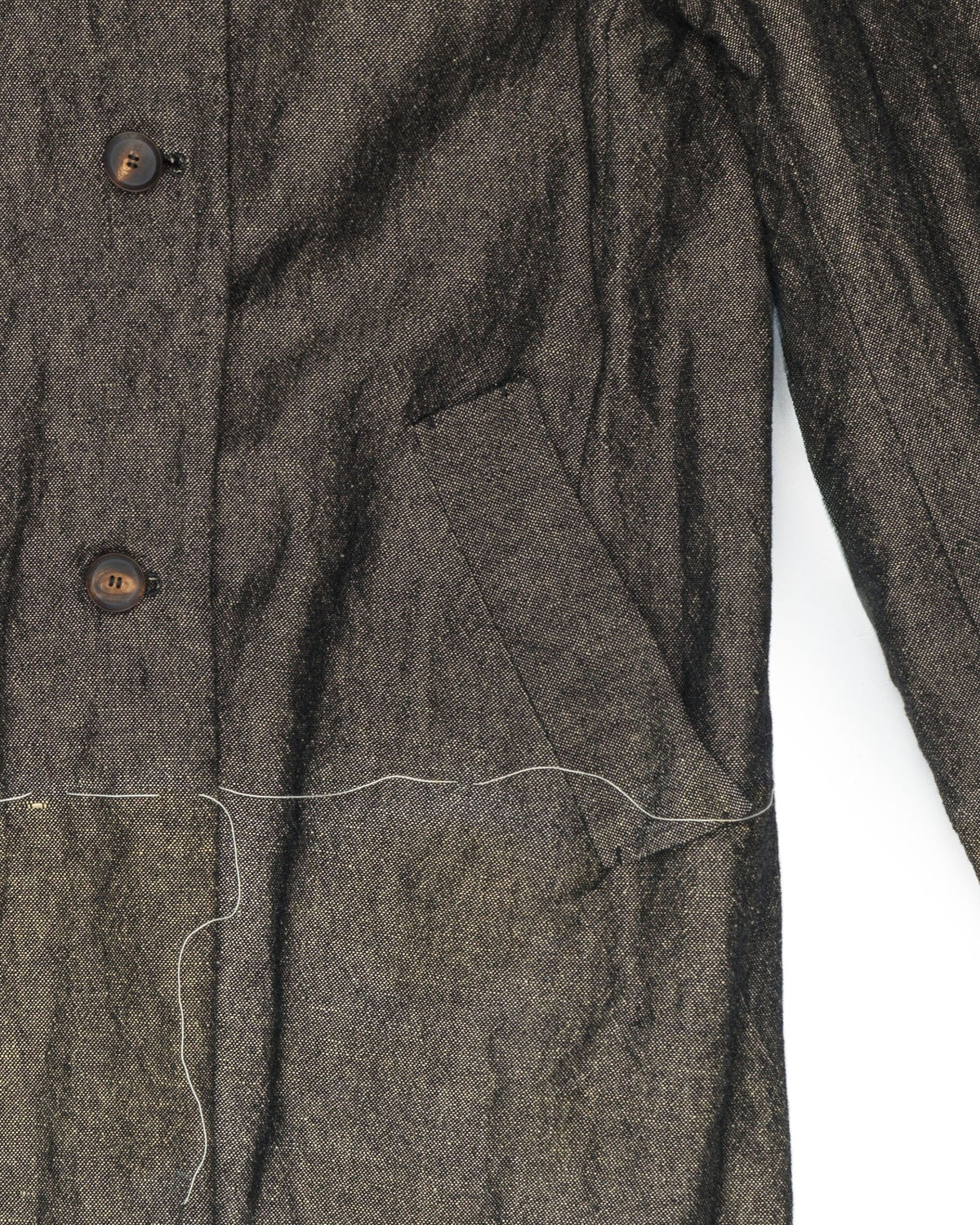 K'ANG Dual Mid-Fit Reversible Coat Sun-Rising Dyed Black / Dark Grey