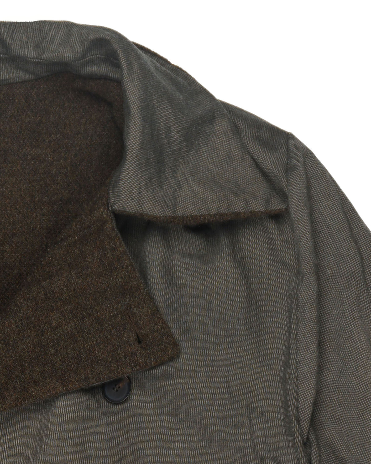 K'ANG Dual Mid-Fit Reversible Coat Military Green / Dark Navy