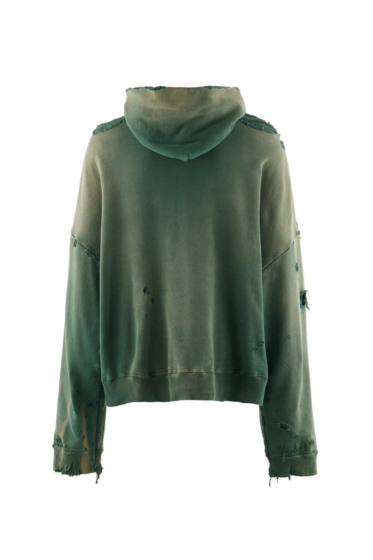 Saint Michael Double Face Zip Hoodie Green