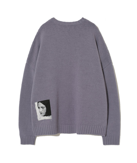Undercover Lavender Patched Sweater