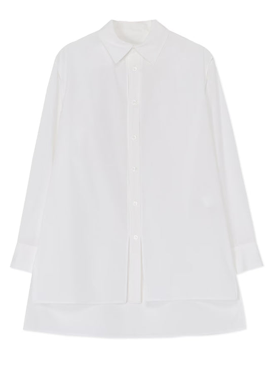 Yohji Yamamoto Cotton Broadcloth Deconstructed Sleeve Detail Shirt