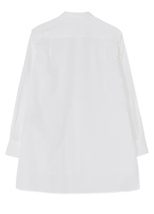 Yohji Yamamoto Cotton Broadcloth Deconstructed Sleeve Detail Shirt