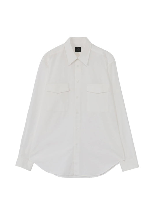 Yohji Yamamoto Flap Blouse White