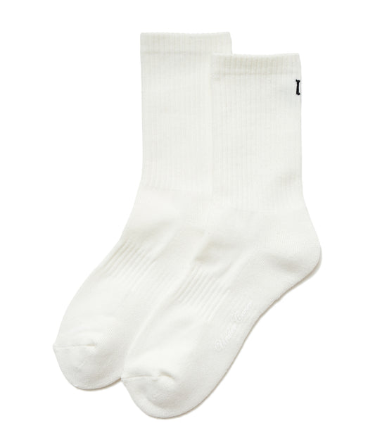 Undercover White Logo Socks