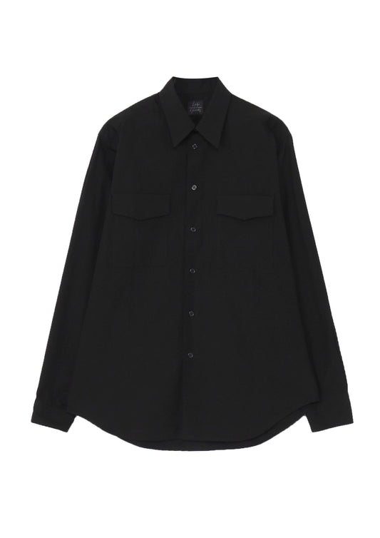 Yohji Yamamoto Flap Blouse Black