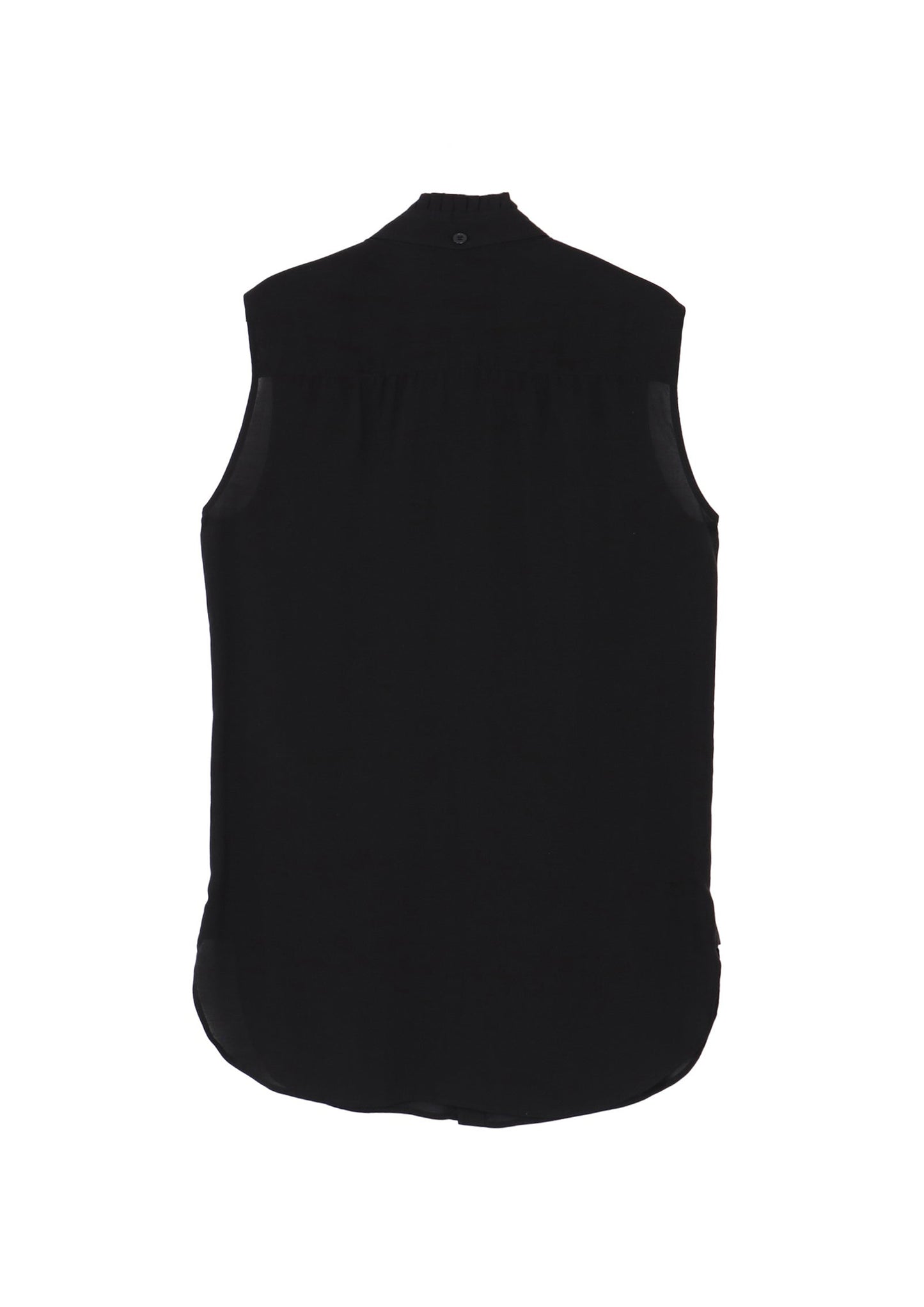 Yohji Yamamoto Cellulose Lawn Ruffed Spare Collar Blouse