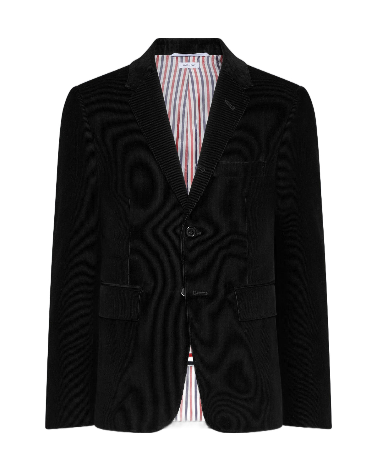 Thom Browne Narrow Wale Corduroy Sport Coat Black