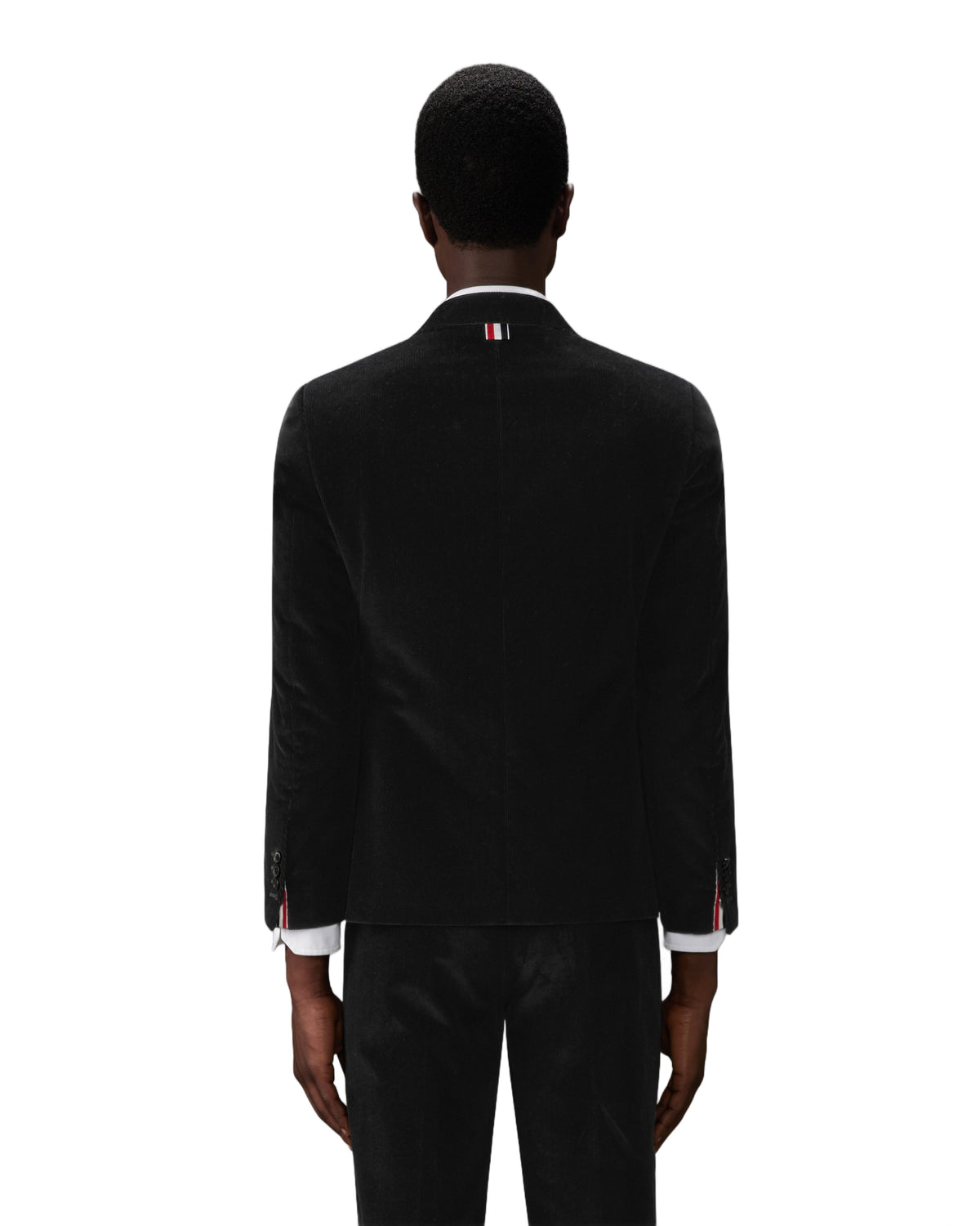 Thom Browne Narrow Wale Corduroy Sport Coat Black back