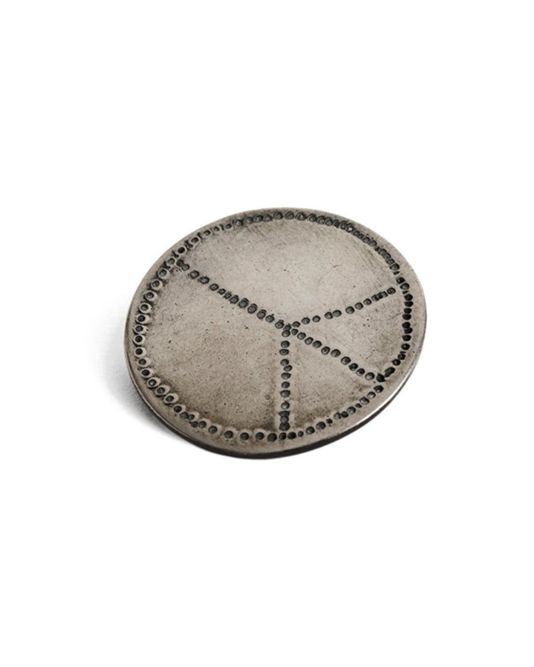 Werkstatt München Badge Peace sterling silver – front
