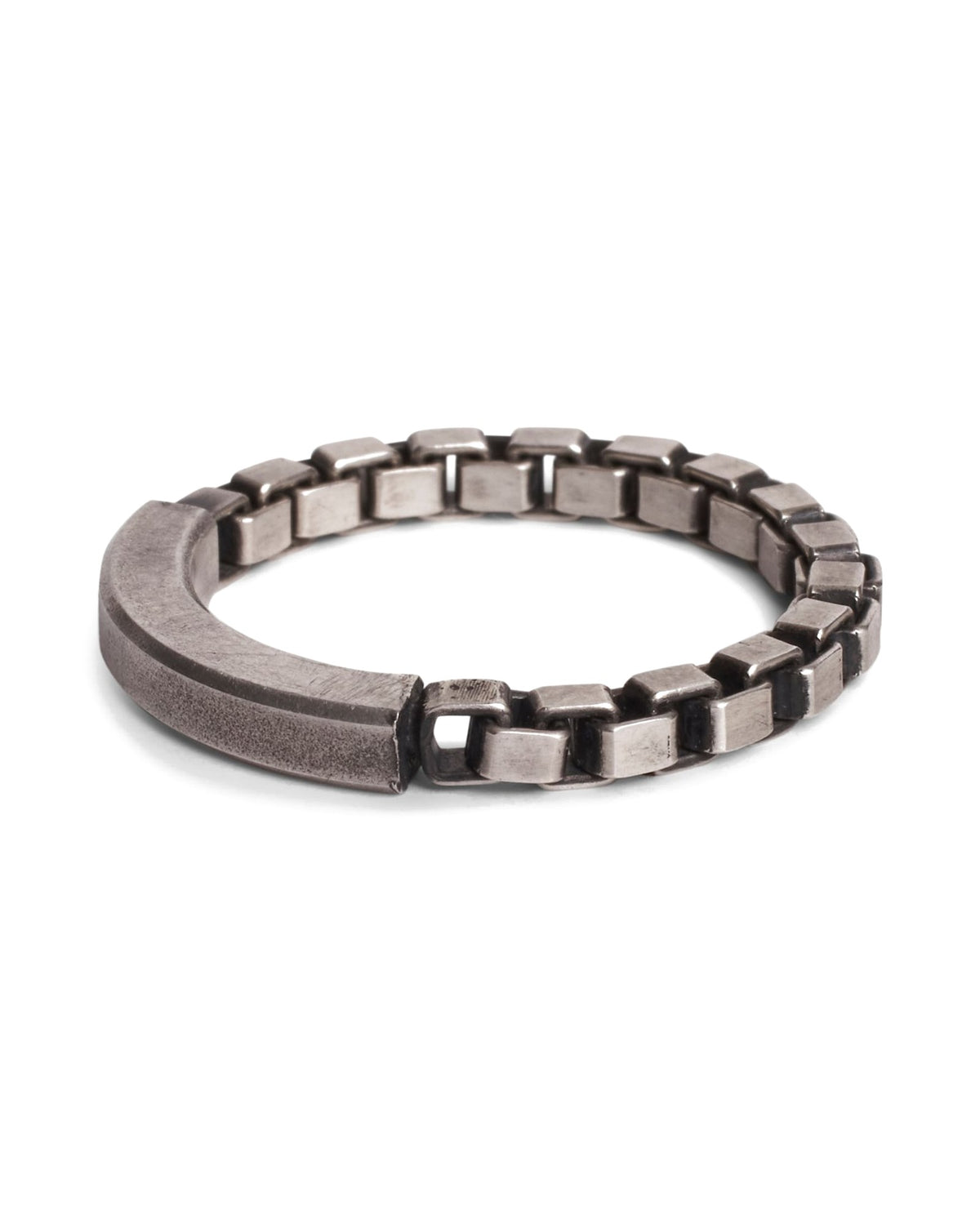 Werkstatt München Ring Box Chain sterling silver – front