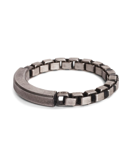 Werkstatt München Ring Box Chain sterling silver – front