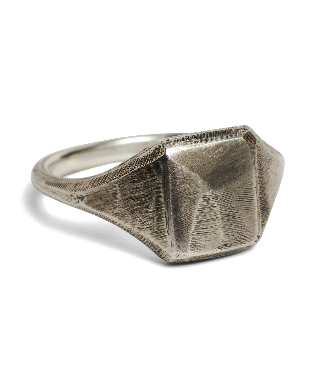 Werkstatt München Signet Ring Sculpture sterling silver – front