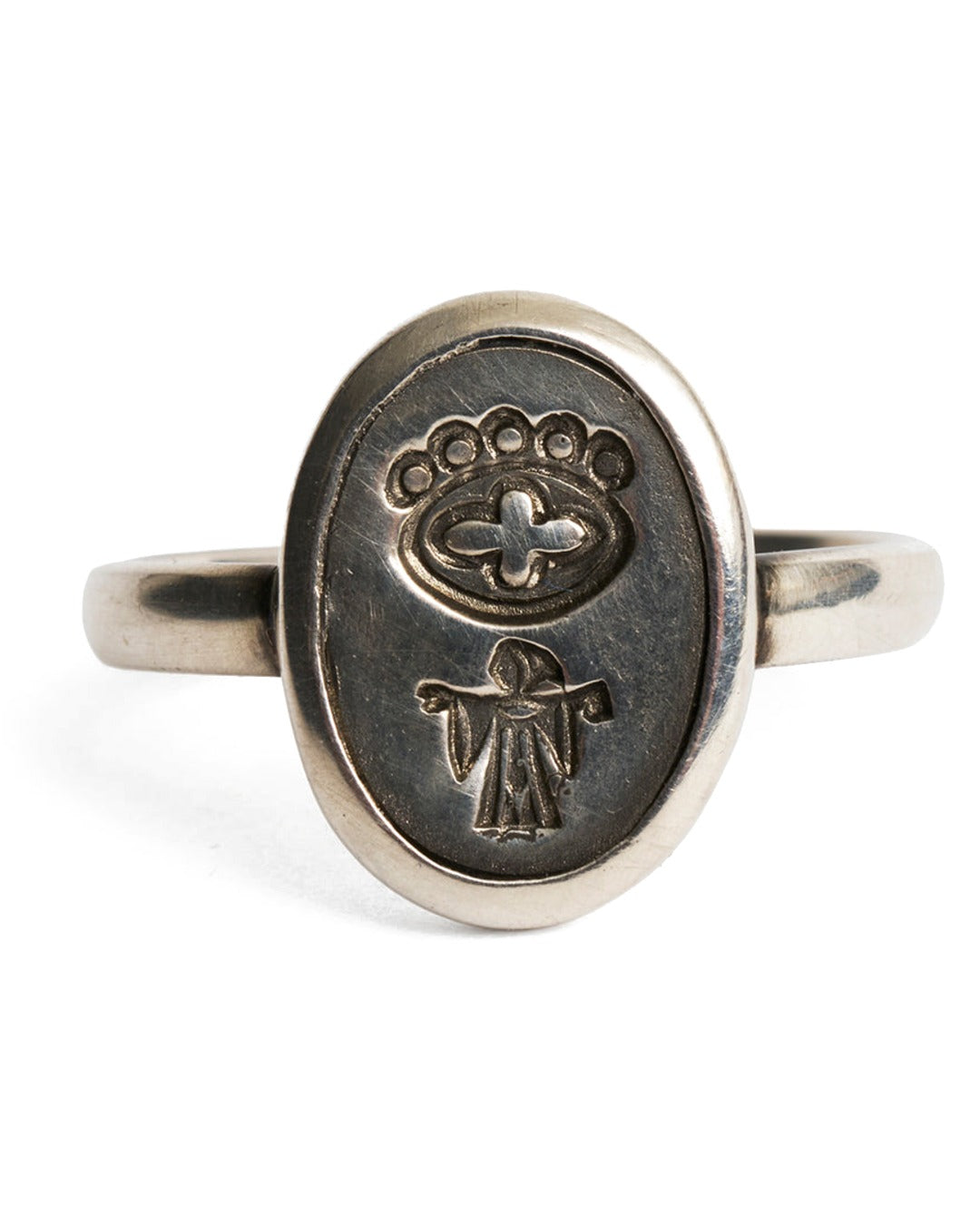 Werkstatt München Signet Ring Signs sterling silver – front