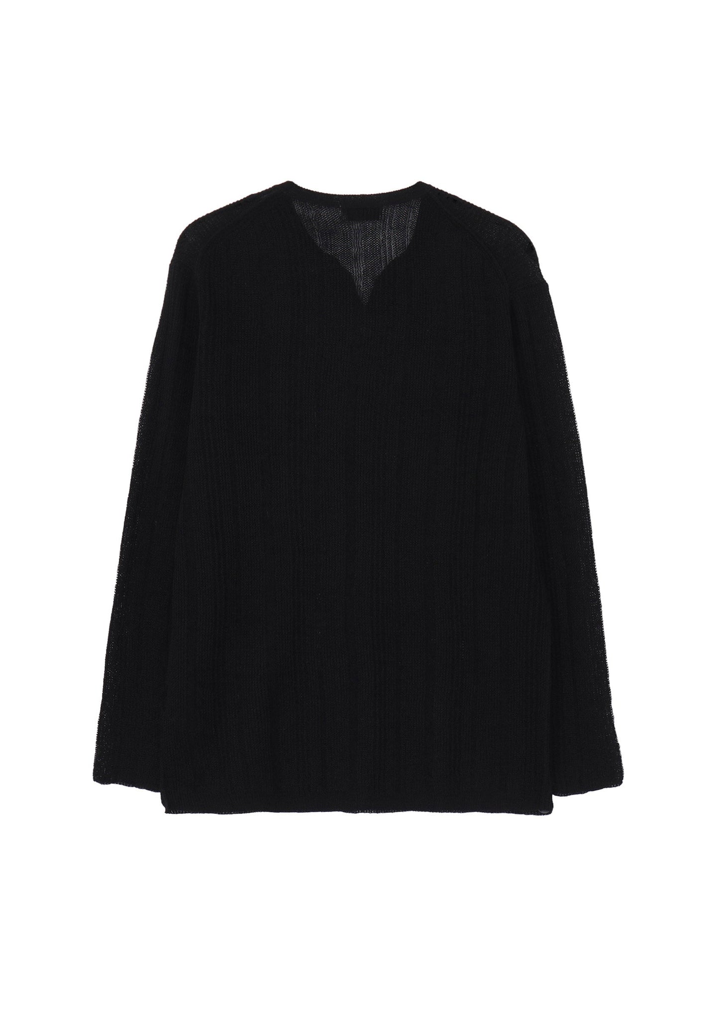 Yohji Yamamoto Knitted Henry Neck Pullover