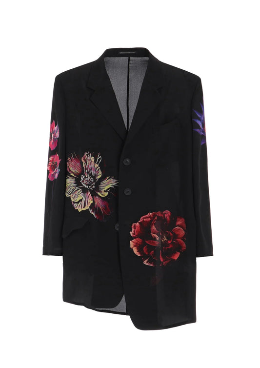 Yohji Yamamoto Flower Print Jacket