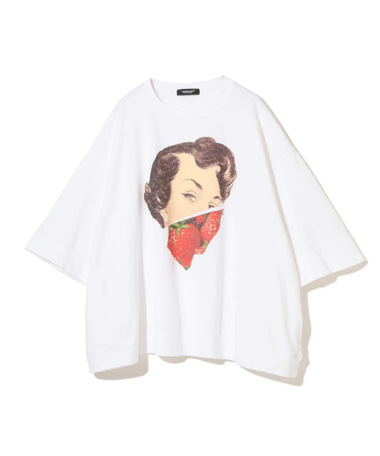 Undercover White Printed Sweat T-shirt