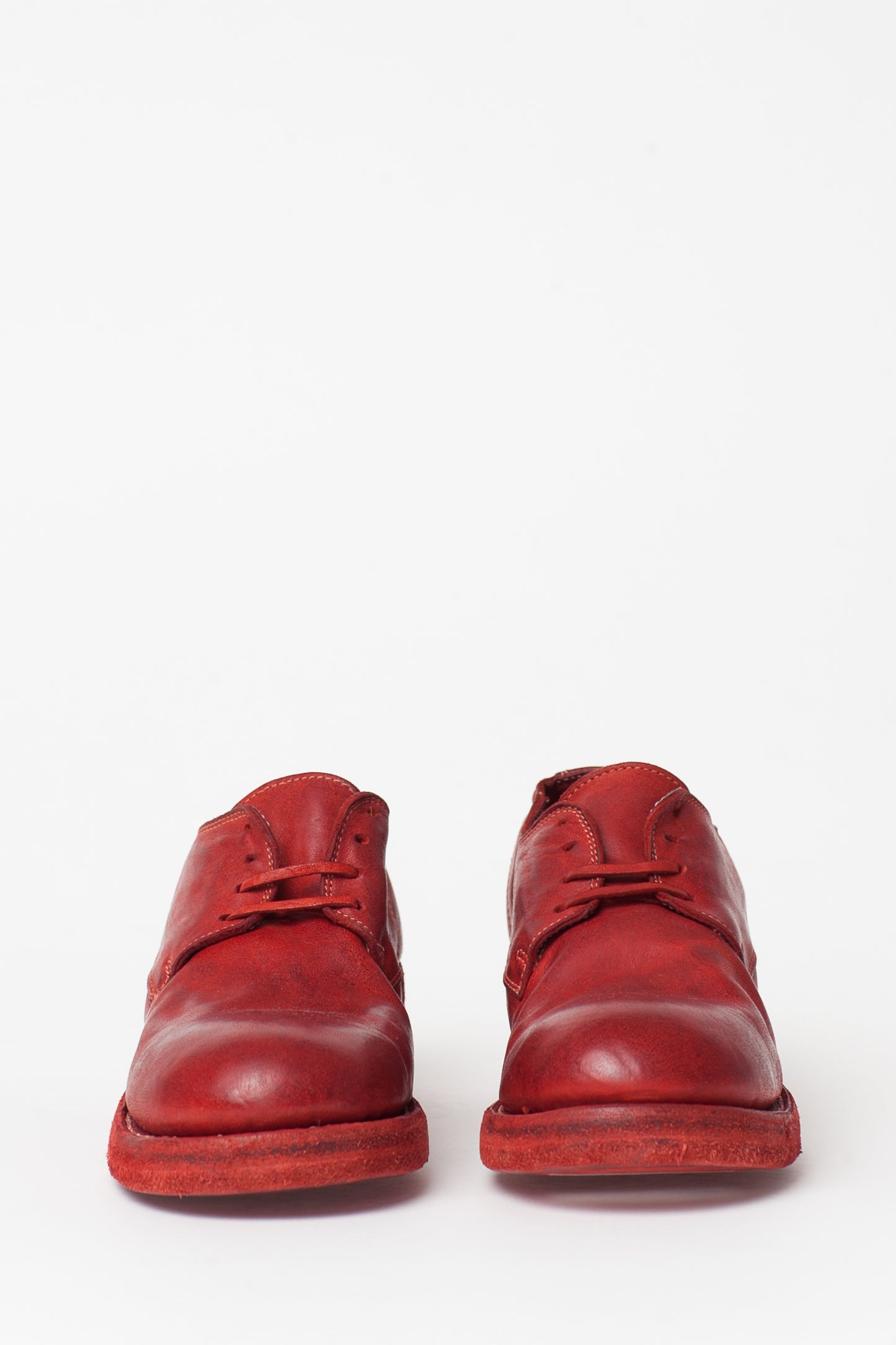 Guidi Red Leather 792z Derby