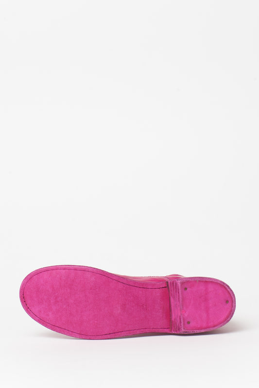 Guidi Pink Front Zip 210 Boots