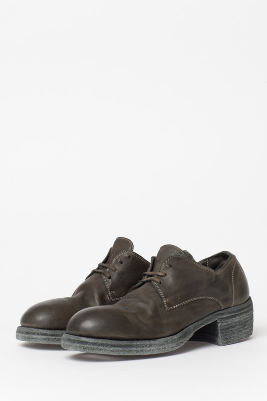 Guidi Green Leather 792z Derby