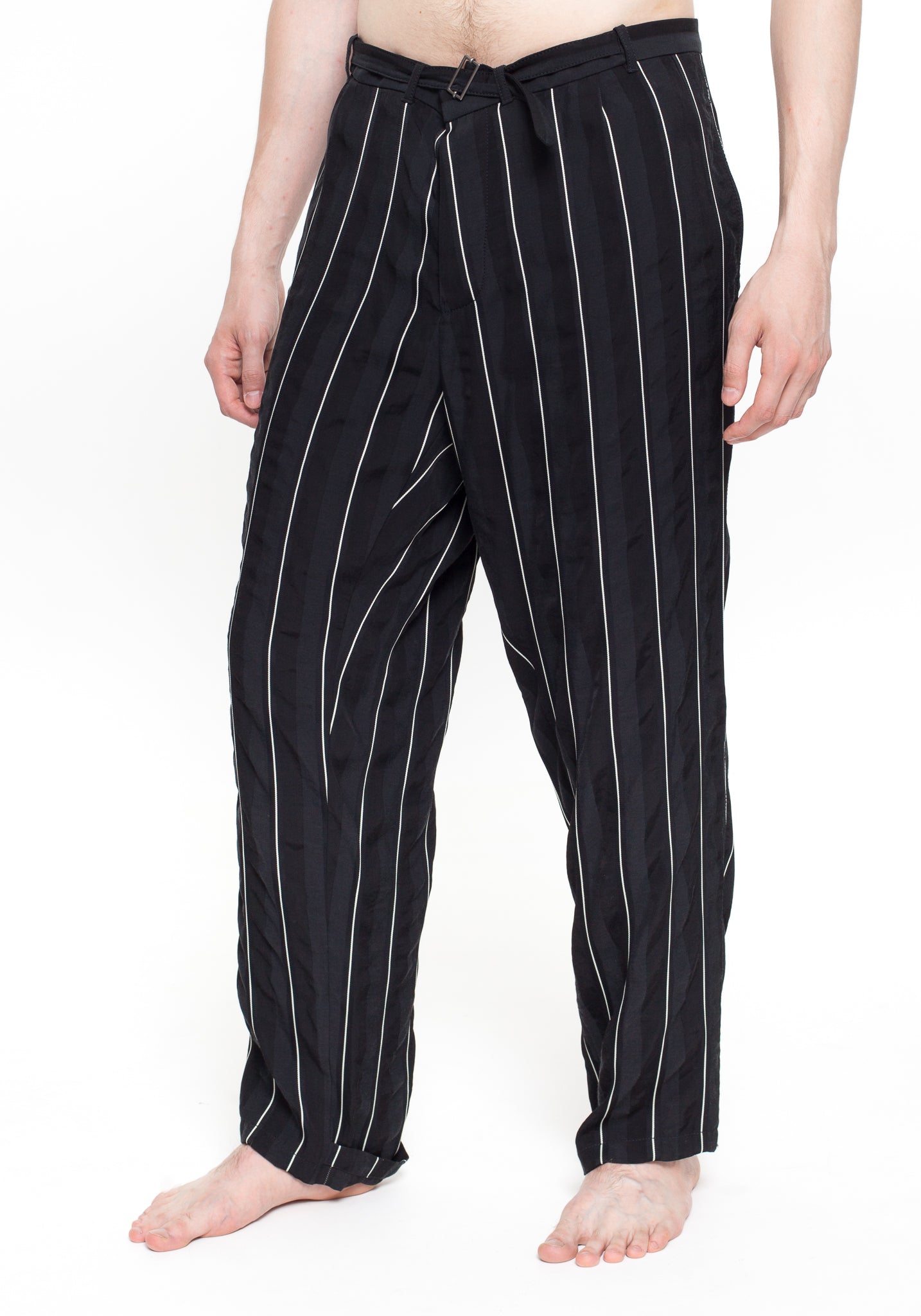 Striped Rayon Pants