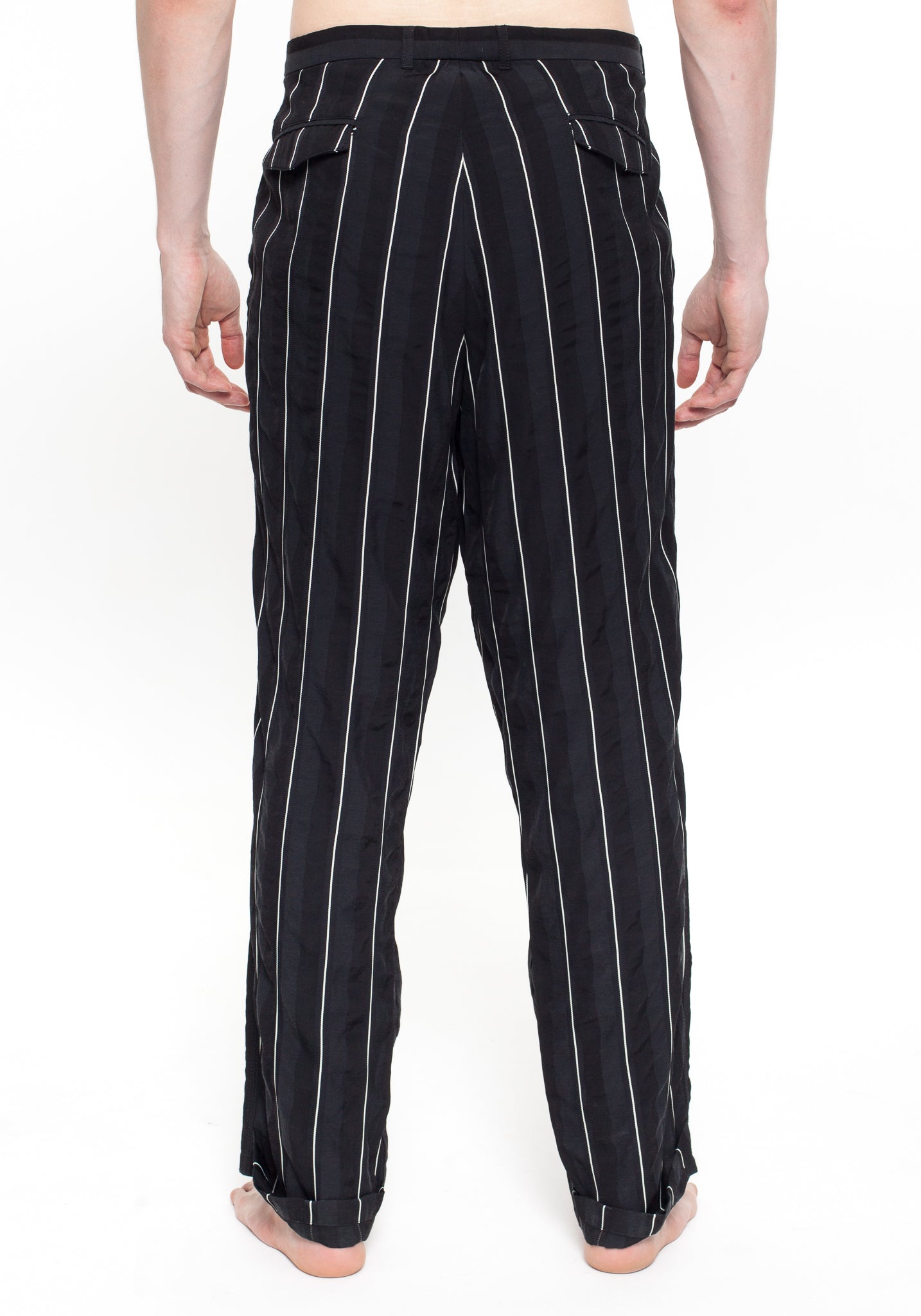 Striped Rayon Pants