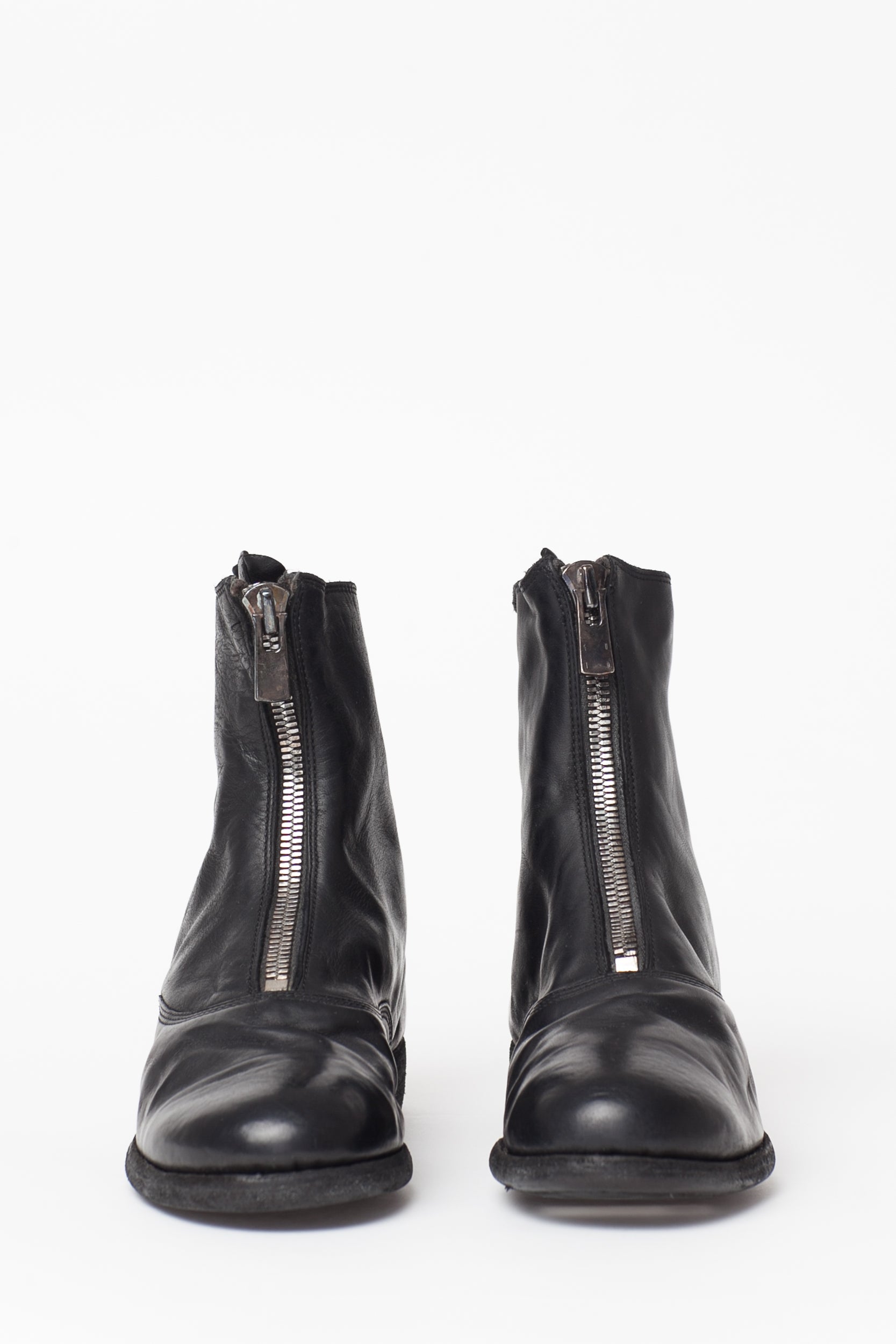 Boots on sale front zip